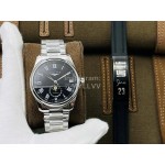 Longines Lg Factory Lunar Phase Function Black Dial Watch
