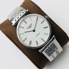 Longines Lg Factory 904l Refined Steel Strap White Dial Watch