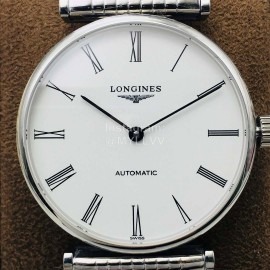 Longines Lg Factory 904l Refined Steel Strap White Dial Watch