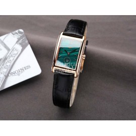 Longines Leather Strap 200m Waterproof Watch