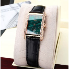 Longines Leather Strap 200m Waterproof Watch