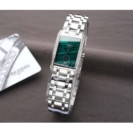 Longines Leather Strap 200m Waterproof Watch For Women