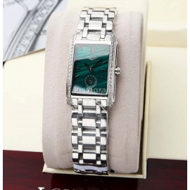 Longines Leather Strap 200m Waterproof Watch For Women