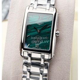 Longines Fashion Leather Strap 200m Waterproof Watch