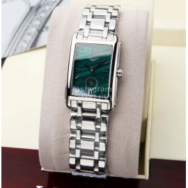 Longines Fashion Leather Strap 200m Waterproof Watch