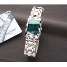 Longines Fashion Leather Strap 200m Waterproof Watch