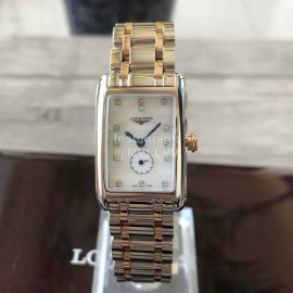 Longines Square Dial Steel Strap Quartz Watch