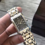 Longines New Square Dial Steel Strap Quartz Watch