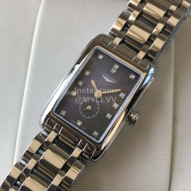 Longines New Square Dial Steel Strap Quartz Watch