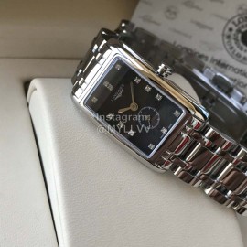 Longines New Square Dial Steel Strap Quartz Watch