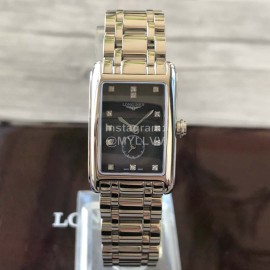 Longines New Square Dial Steel Strap Quartz Watch