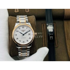 Longines Lg Factory 316 Refined Steel White Dial Watch