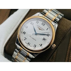 Longines Lg Factory 316 Refined Steel White Dial Watch