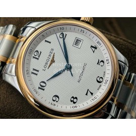 Longines Lg Factory 316 Refined Steel White Dial Watch