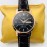 Longines Lg Factory 40mm Dial Leather Strap Black Dial  Watch