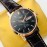 Longines Lg Factory 40mm Dial Leather Strap Black Dial  Watch