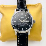 Longines Lg Factory Leather Strap 40mm Dial Black Dial  Watch
