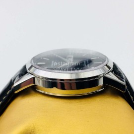 Longines Lg Factory Leather Strap 40mm Dial Black Dial  Watch