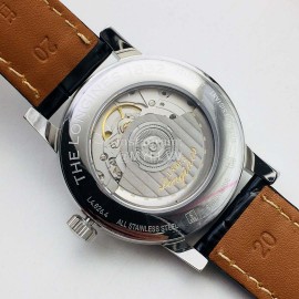 Longines Lg Factory Leather Strap 40mm Dial White Dial Watch