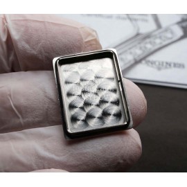 Longines Diamond Square Dial Leather Strap Watch