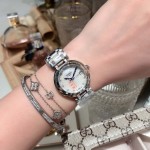 Longines 316 Fine Steel Round Dial Quartz Watch White