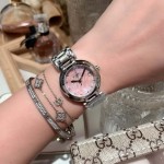 Longines 316 Fine Steel Round Dial Quartz Watch Pink