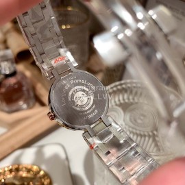 Longines 316 Fine Steel Round Dial Quartz Watch Pink