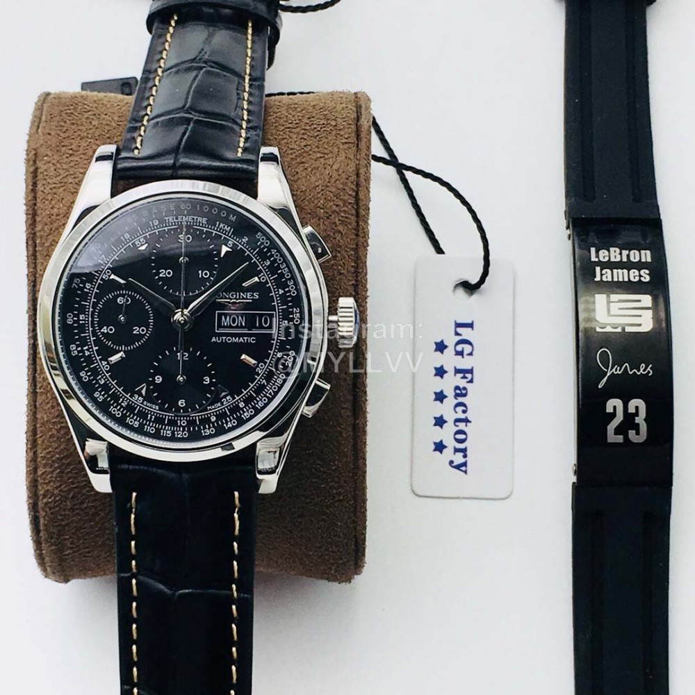 Longines Lg Factory Multifunctional Watch For Men Black