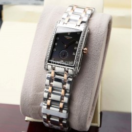 Longines Steel Strap Square Dial Watch For Women