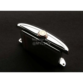 Longines Silver Steel Strap Square Dial Watch