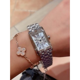 Longines 316 Fine Steel Strap Square Dial Watch For Women