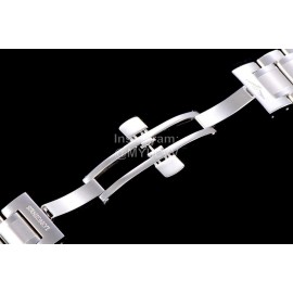 Longines Lunar Phase Watch Steel Strap Watch Navy