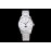 Longines Lunar Phase Watch Steel Strap Watch White