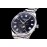 Longines Lunar Phase Watch Steel Strap Watch Black