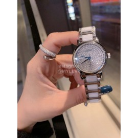 Longines Crystal Diamond Dial Watch For Women