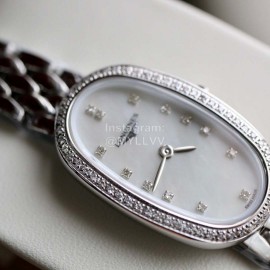 Longines Ultra Thin Dial Diamond Quartz Watch For Women