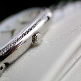 Longines Ultra Thin Dial Diamond Quartz Watch For Women