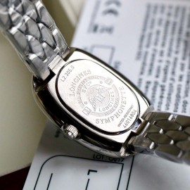 Longines Ultra Thin Dial Diamond Quartz Watch For Women