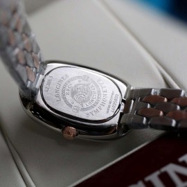 Longines Ultra Thin Dial Steel Strap Quartz Watch For Women