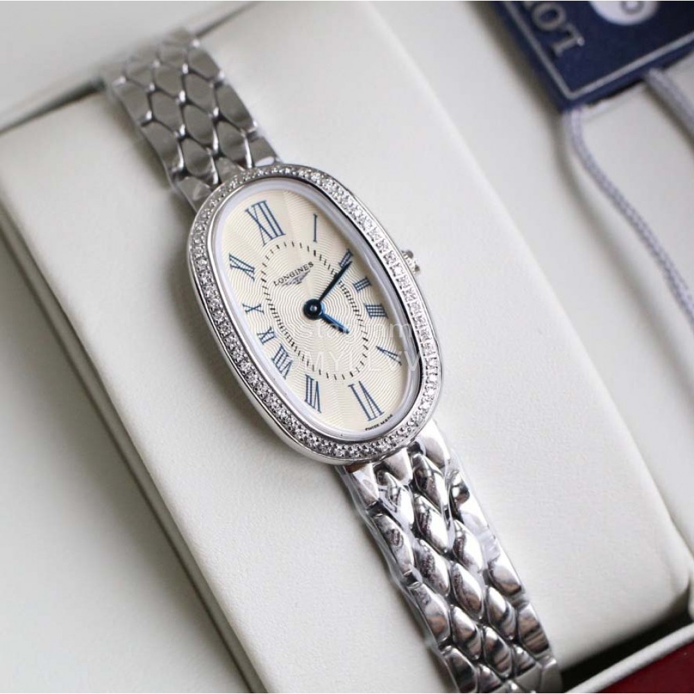 Longines Steel Strap Ultra Thin Dial Quartz Watch For Women