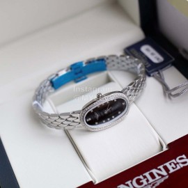 Longines Ultra Thin Dial Quartz Watch For Women Black