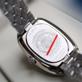 Longines Ultra Thin Dial Quartz Watch For Women Black