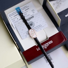 Longines Diamond Ultra Thin Dial Quartz Watch For Women