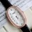 Longines Ultra Thin Dial Leather Strap Quartz Watch For Women