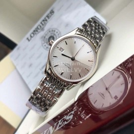 Longines Steel Strap White Dial Watch For Men And Women
