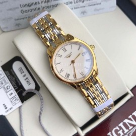 Longines Roman Numeral Dial Watch For Men And Women Gold