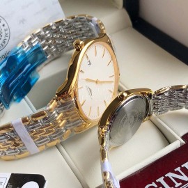 Longines Roman Numeral Dial Watch For Men And Women Gold