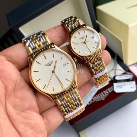 Longines Fashion Steel Strap Watch For Men And Women