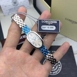 Longines New Oval Case Roman Numeral Dial Watch
