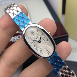 Longines New Oval Case Roman Numeral Dial Watch